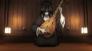 Nakime, one of the Twelve Kizuki as shown in the anime (Image via Ufotable)